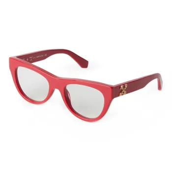 OFF-WHITE Acetate Oval Sunglasses Women's Red