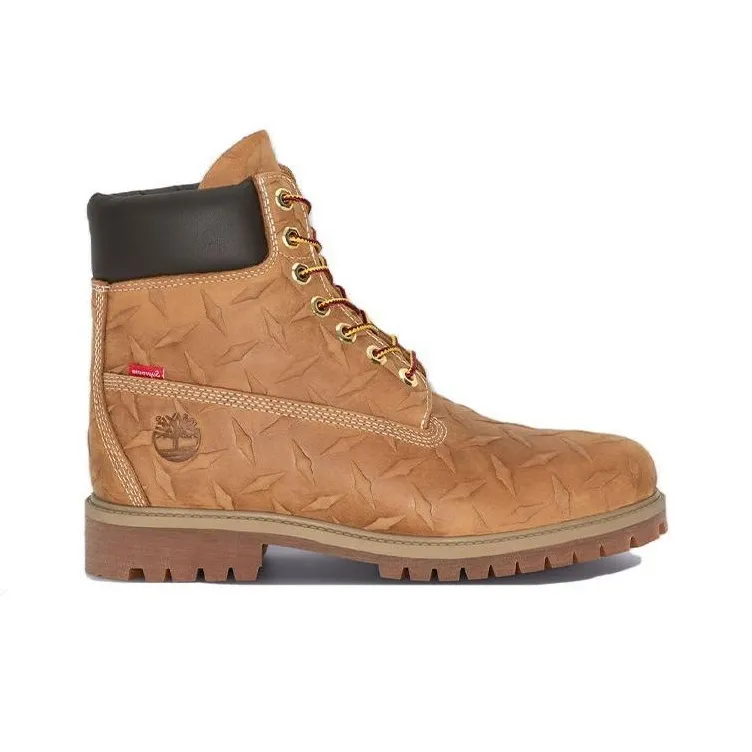 Timberland 6" Premium Waterproof Boot Supreme Diamond Plate Wheat-1