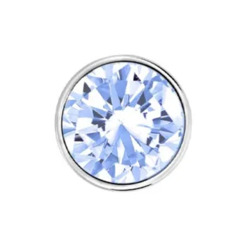 Swarovski Stud Earrings Unisex Blue