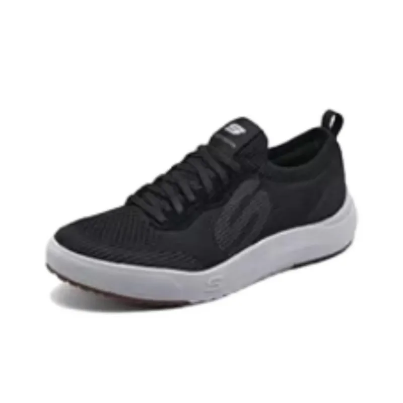 Skechers Slip Resistant Water Resistant Cushioned Wear Resistant Low Top Trendy Casual Shoes Men's Black-2