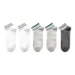 5 Pack, White 2+White Gray 2+Dark Gray