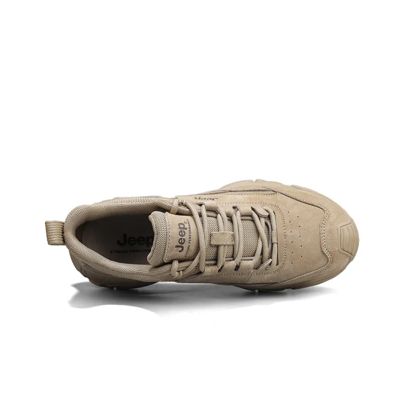 Jeep Outdoor Shoes Men Low Top Sand/Khaki-2