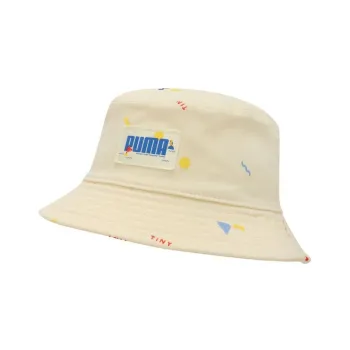 PUMA Cotton Bucket Hats Kids' Beige