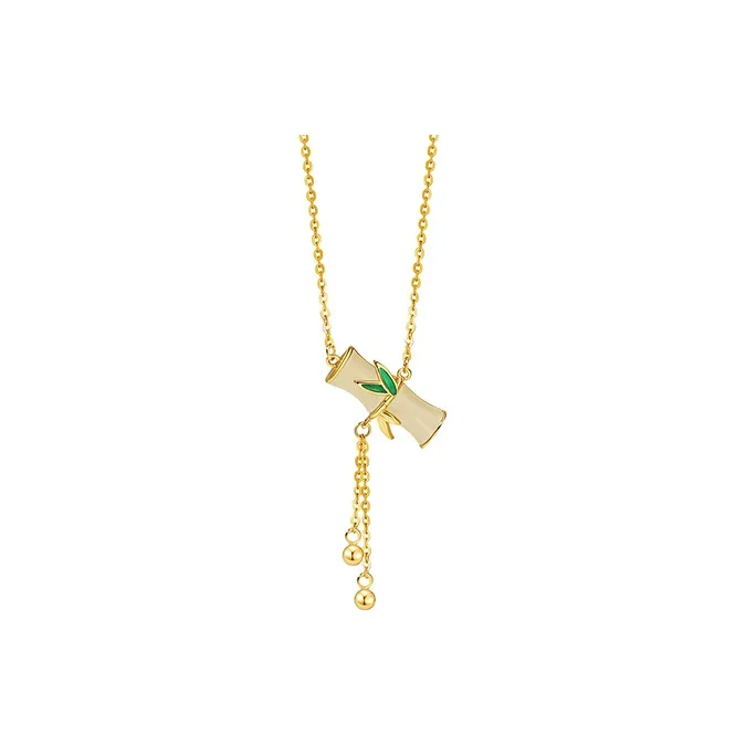 DAISY BEAUTY Necklaces Pale Greenish White Jade Women's-0