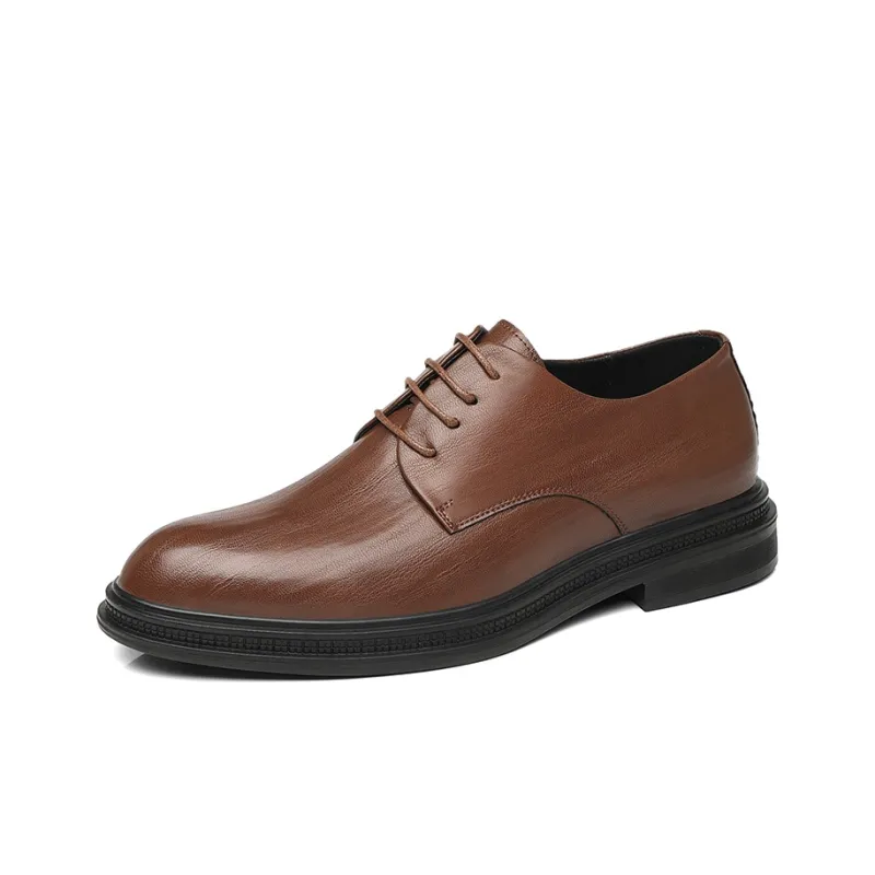 Shanpijiang Dress Shoes Men's Black Brown-6