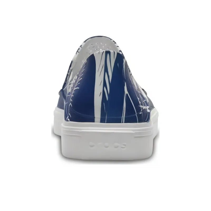 Crocs Roca Tropical Sneakers 'Blue White'-4