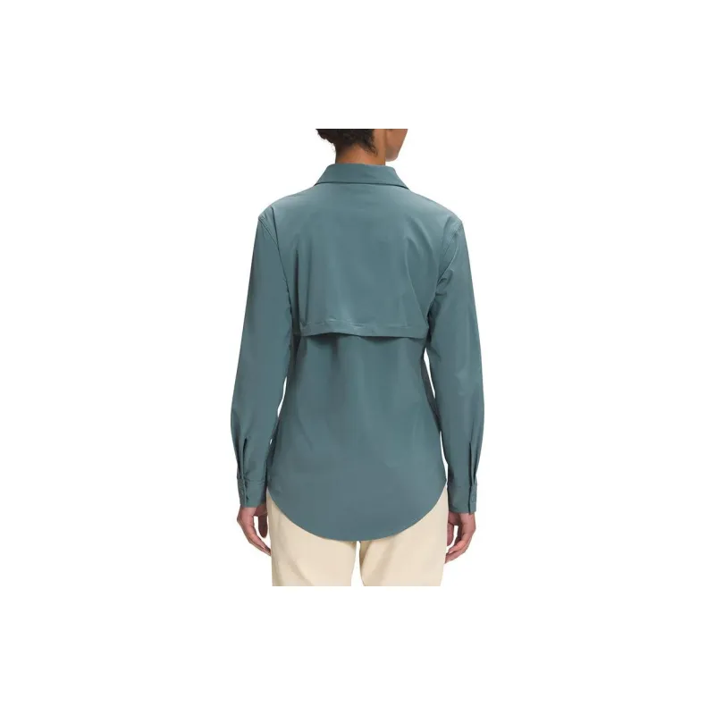 THE NORTH FACE Women's Sniktau L/S Sun Shirt Shirt Women's Blue-1