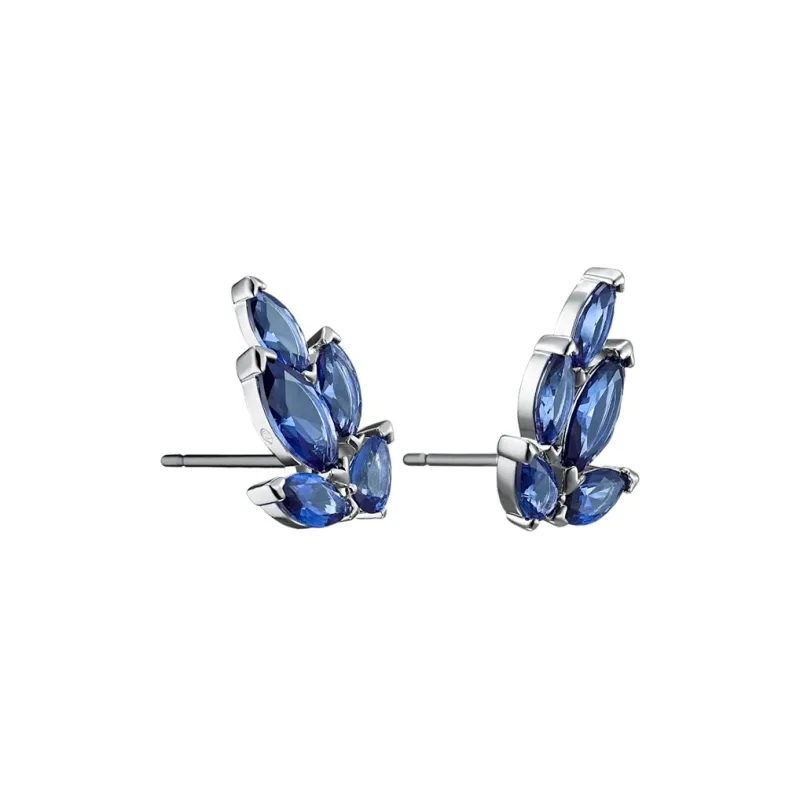 Swarovski Louison Stud Earrings Women's Blue-1