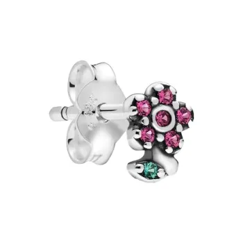 Pandora Stud Earrings Women's Silvery White