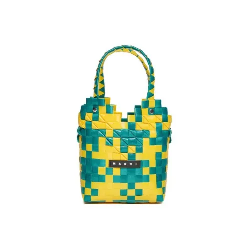 MARNI Logo Patch Top Handle Bag