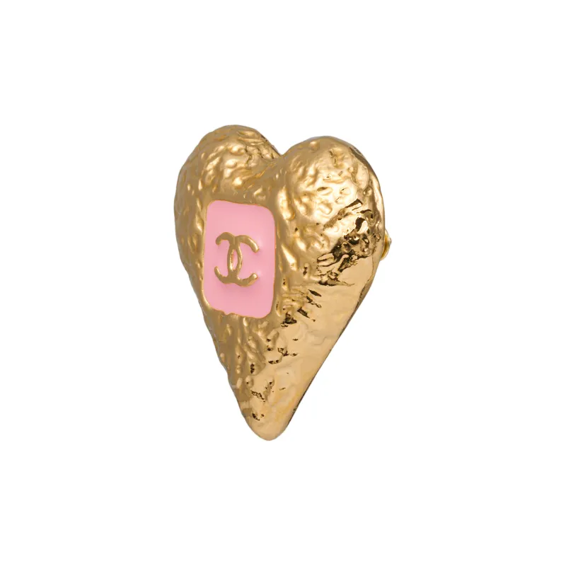 CHANEL Metal Stud Earrings Women's-2