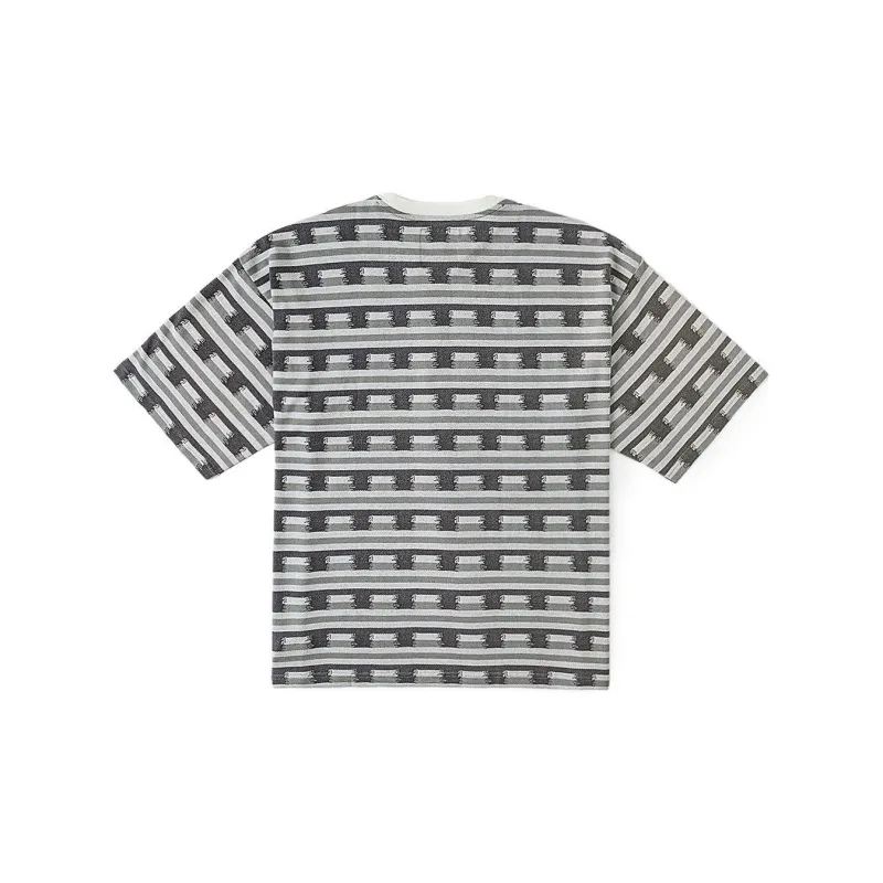 Vans T-Shirt Unisex Gray Stripes-1
