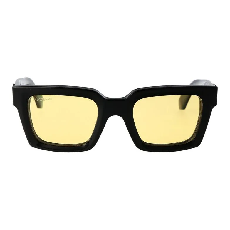 OFF WHITE Square frame Clip on Glasses-0