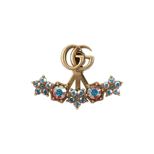 GUCCI Metal Stud Earrings Women's Multicolor-0