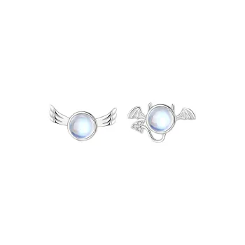 PIARA Stud Earrings Women's Silver