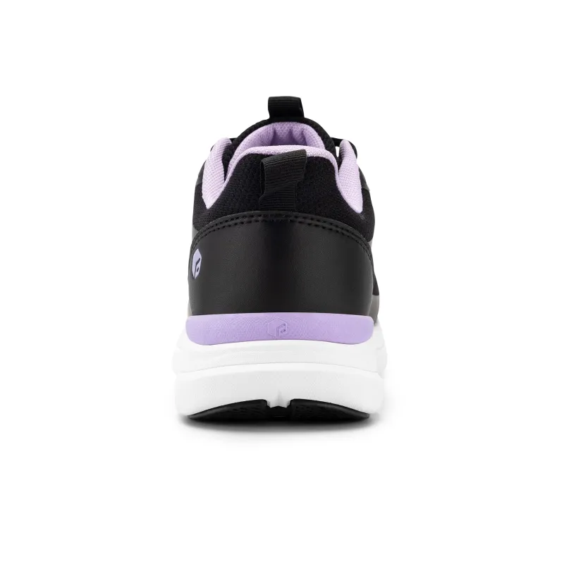 Fitville Training Shoes Women's Low Top Black Purple/Gray Pink-3