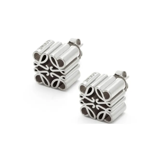 LOEWE Stud Earrings Women's Silver-4