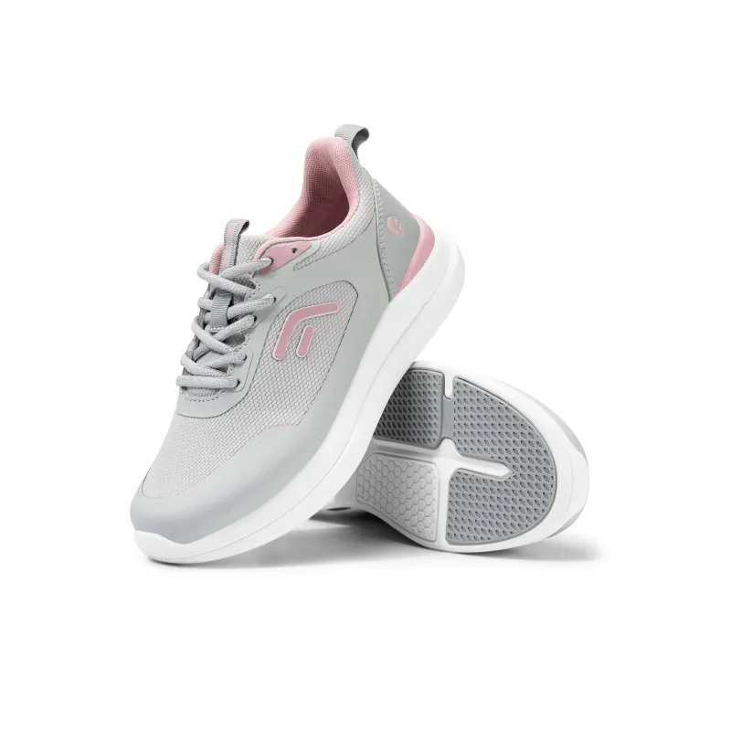 Fitville Training Shoes Women's Low Top Black Purple/Gray Pink-10