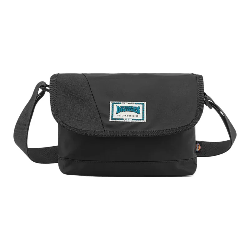 Dickies Polyester Messenger Bag, Shoulder Bag, Crossbody Bag Regular Unisex Black-0