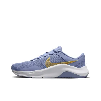 Nike Legend Essential 3 Cushioning And Breathable Low Top Training Shoes Men's Purple Yellow