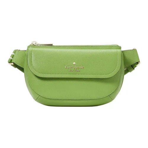Kate Spade Pebbled Leather Fanny Pack Women's Turtle Green