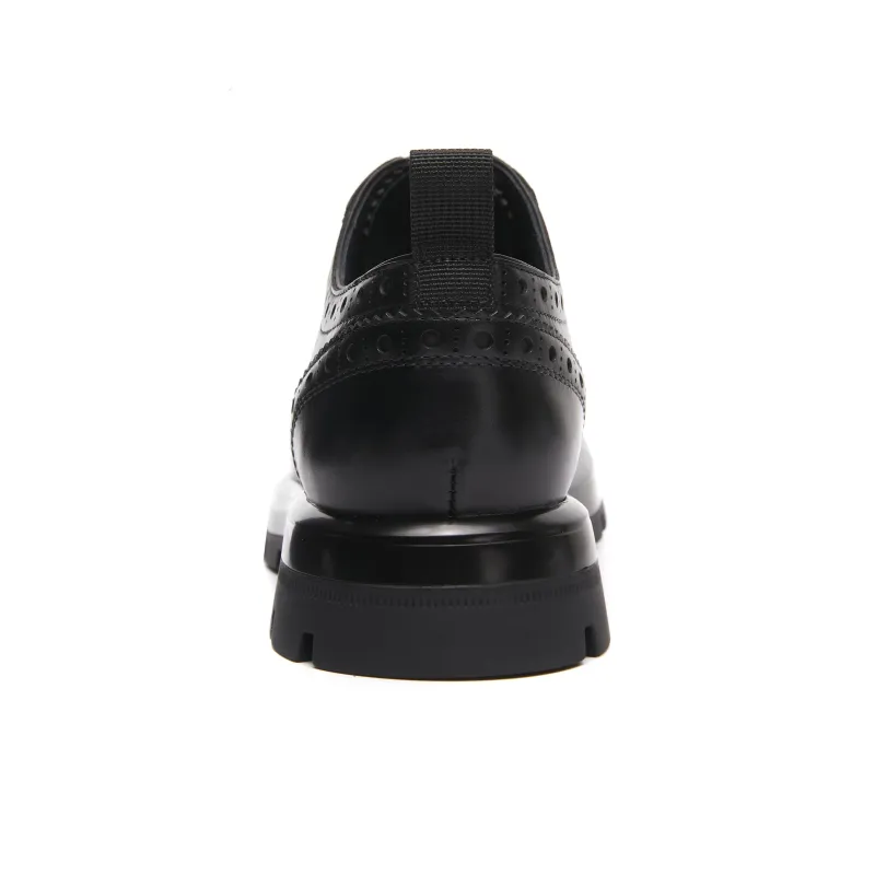 CTCY Dress Shoes Men Low Top Black/Blue-3