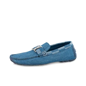 LOUIS VUITTON Monte Carlo Casual Shoes Men's Blue
