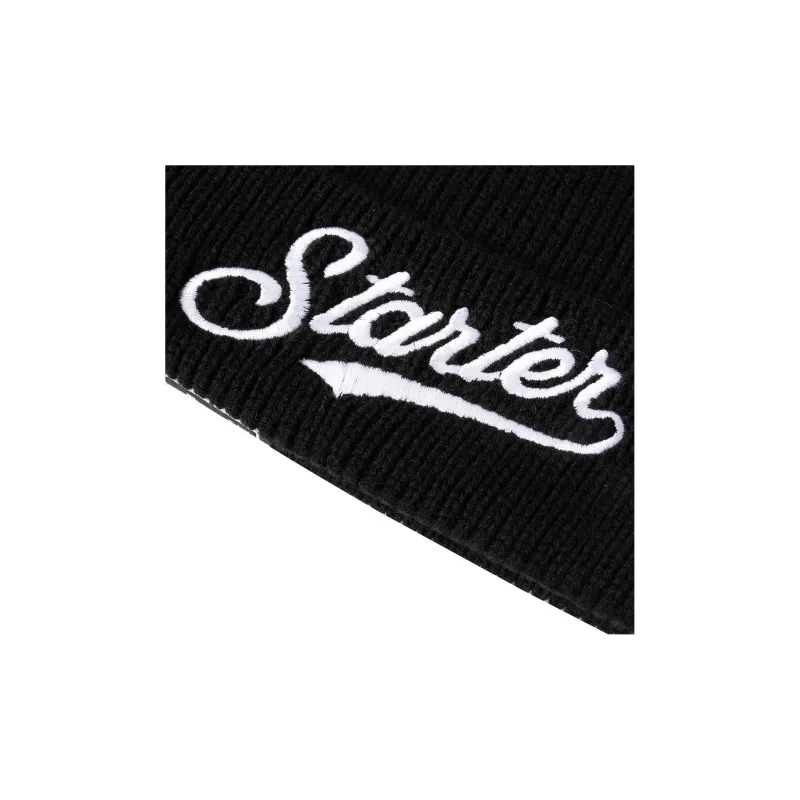 STARTER Acrylic Wool Beanies Men's Black-2