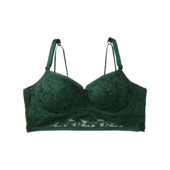 VICTORIA'S SECRET Bra Women's Satin Green