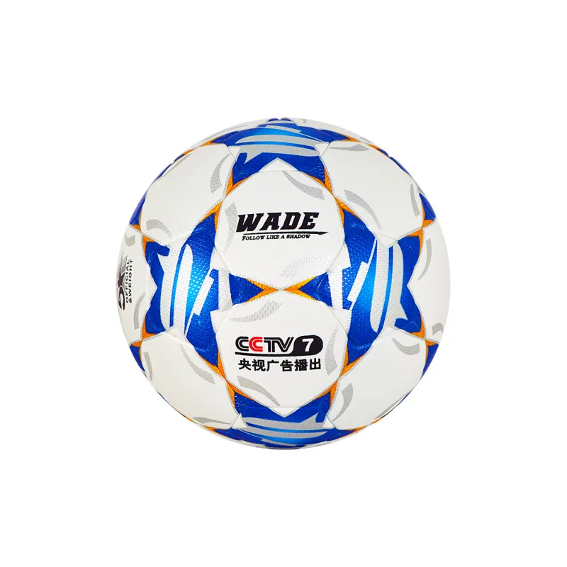 WADE x YBAKING Size 5 Ball Soccer TPU Seamless Thermal bonding Unisex Black White-19
