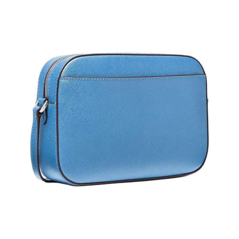 MICHAEL KORS Jet Set Leather Shoulder Bag, Crossbody Bag Tubas Women's Blue-1
