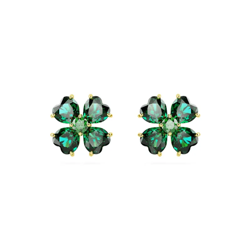 Swarovski Idyllia Clover Stud Earrings-0