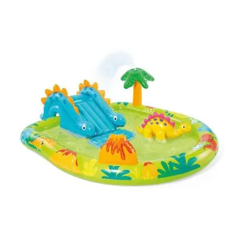 INTEX Water Slide Inflatable Pool, Inflatable Water Pool Inflatable Castle Swimming Pool Fishing Pool Water Toy Set