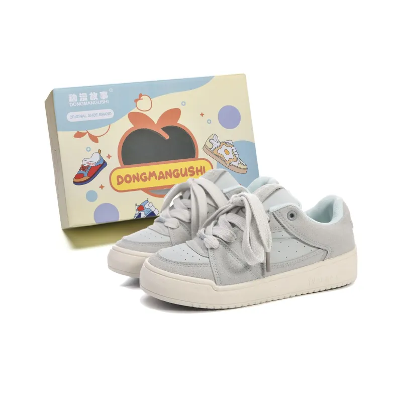 Anime Story Anti Slip Wear Resistant Low Top Skateboard Shoes Women's-0