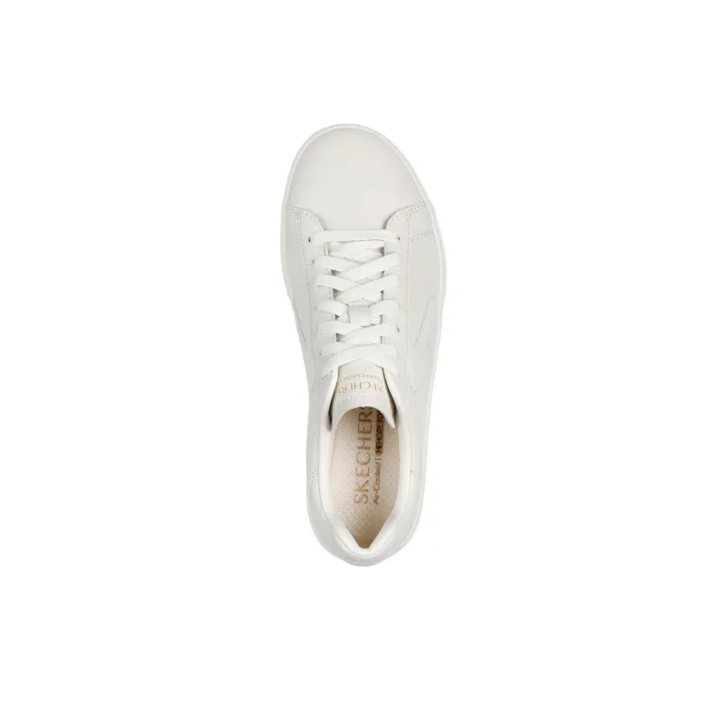 Skechers Anti Slip Wear Resistant Low Top Skateboard Shoes Women's White-3
