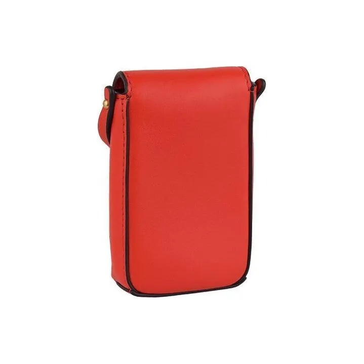 TORY BURCH Miller Leather Crossbody Bag Women's Red-4