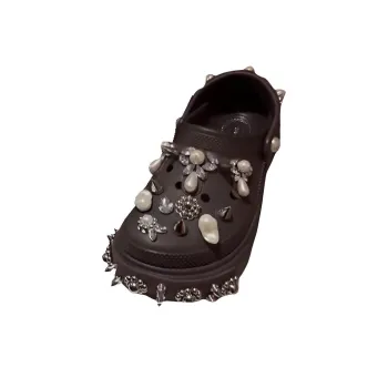 SIMONE ROCHA x Crocs Clog Clogs Unisex Black Gray Color