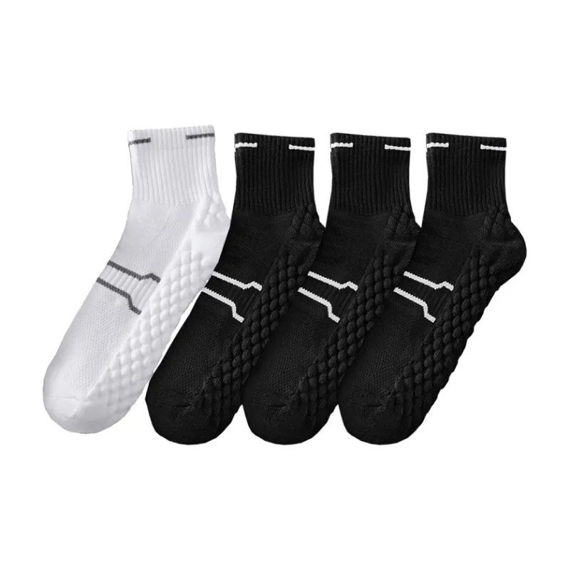 BEAR UNION Mid Calf Socks Unisex 4 Pack-8