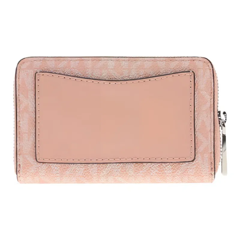 MICHAEL KORS Coated Canvas Wallet Trumpets Women's Light Pink-3