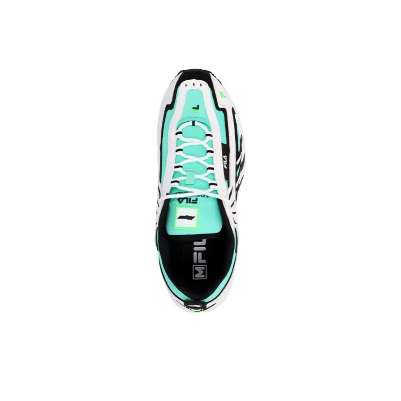 FILA x MSGM Cushioning Wear-Resistant Low-Top Running Shoes Men's Blue White-3