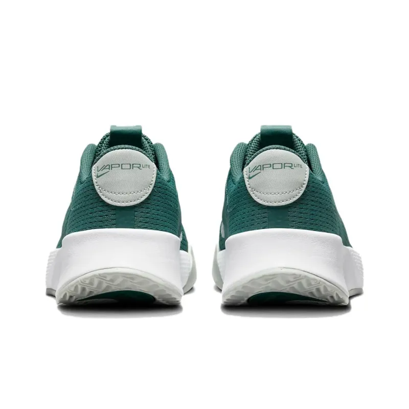 Nike Vapor Lite 2 Court Cushioned Slip-Resistant Breathable Low-Top Tennis Shoes Women's Green White-3