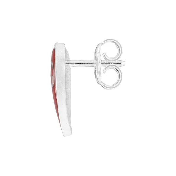 GUCCI Enamel Stud Earrings Women's-2