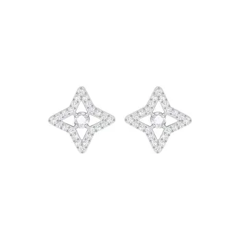 Swarovski Sparkling Dance Faux Crystal Stud Earrings Women's