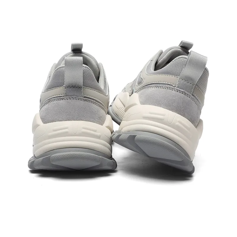 JEEP SPIRIT Anti Slip Wear Resistant Breathable Lightweight Height Increasing Low Top Chunky Sneakers Men's-3