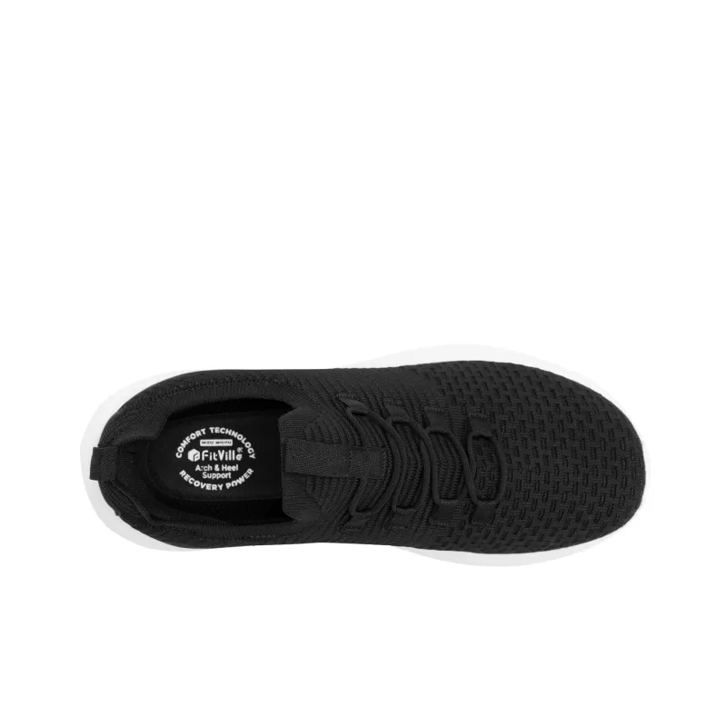 Fitville Cushioning Slip-Resistant Breathable Support Lightweight Rebound Low-Top Casual Shoes Women's-2