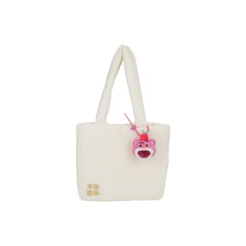 POTDEMIEL Disney/Disney Strawberry Bear Series Polyester Shoulder Bag Regular Women's White