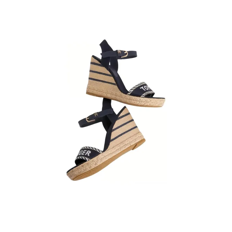 Tommy Hilfiger Strap-detail Leather Espadrilles-3