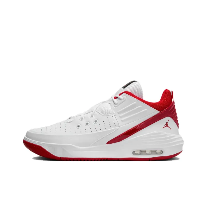 JORDAN Max Aura 5 White Gym Red-0