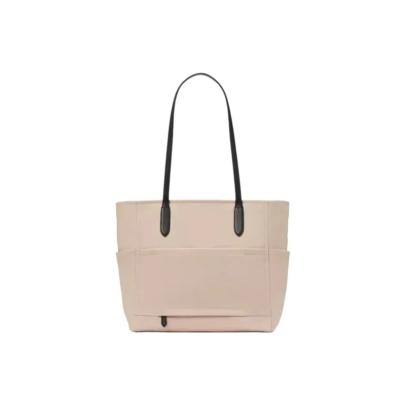 Kate Spade Chelsea Recycled Nylon Tote Bag, Shopping Bag, Shoulder Bag, Handbag Women's Warm Beige-2