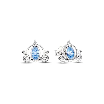 Pandora Stud Earrings Women's Blue
